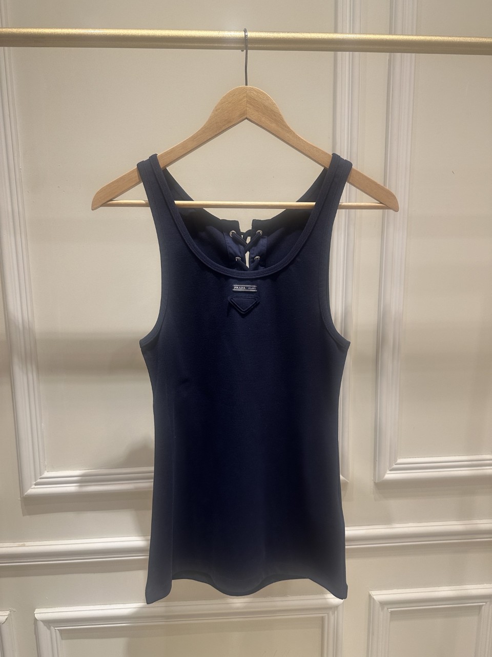 25SS 프라다 민소매 티셔츠 39603SOOO10Z0 F0124 NAVY S M L