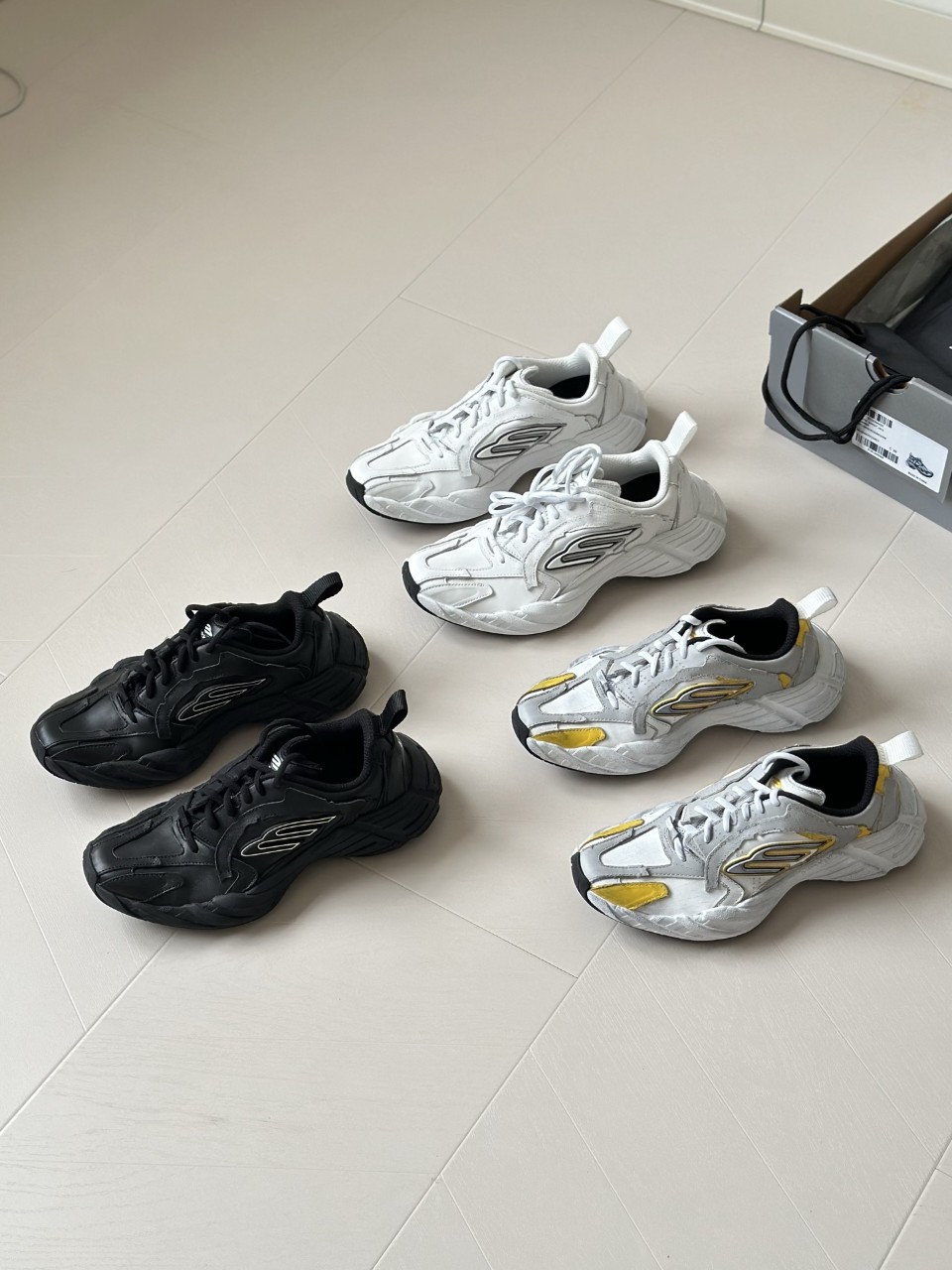 발렌시아가 BALENCIAGA 로우탑 먼데이 슈즈 스니커즈 운동화 3컬러 35~44 굽 3cm