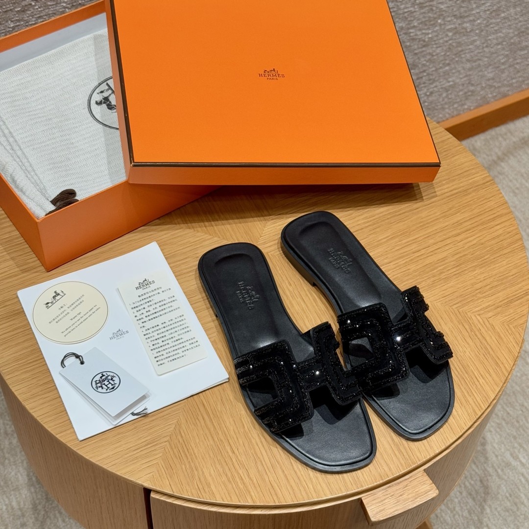 에르메스 HERMES 오란 뮬 샌들 슬리퍼 34~41
