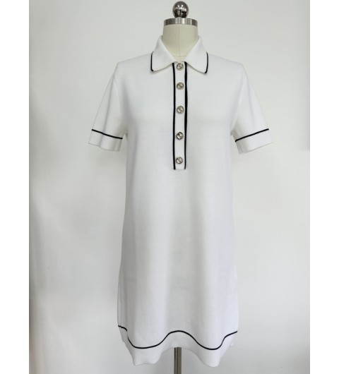 구찌 인터로킹 G 버튼 울 미니 원피스 1964976 S M L #타지아