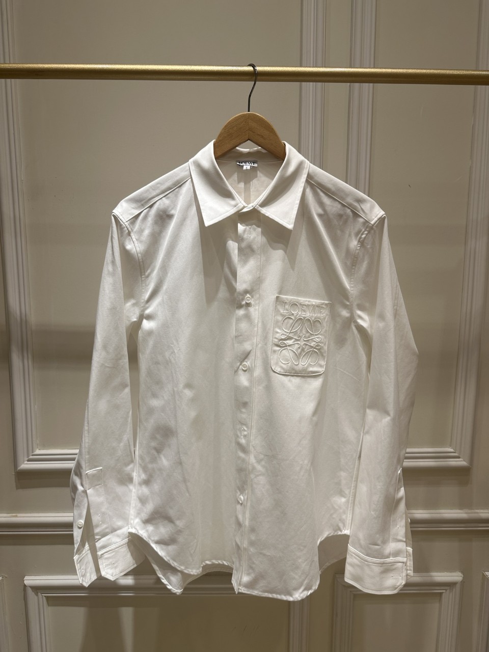 로에베 LOEWE 긴팔 셔츠 H526Y05X82 2100 WHITE S M L
