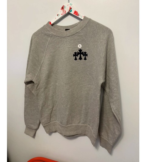 크롬하츠 Chrome Hearts 십자가 라운드 맨투맨 S M L