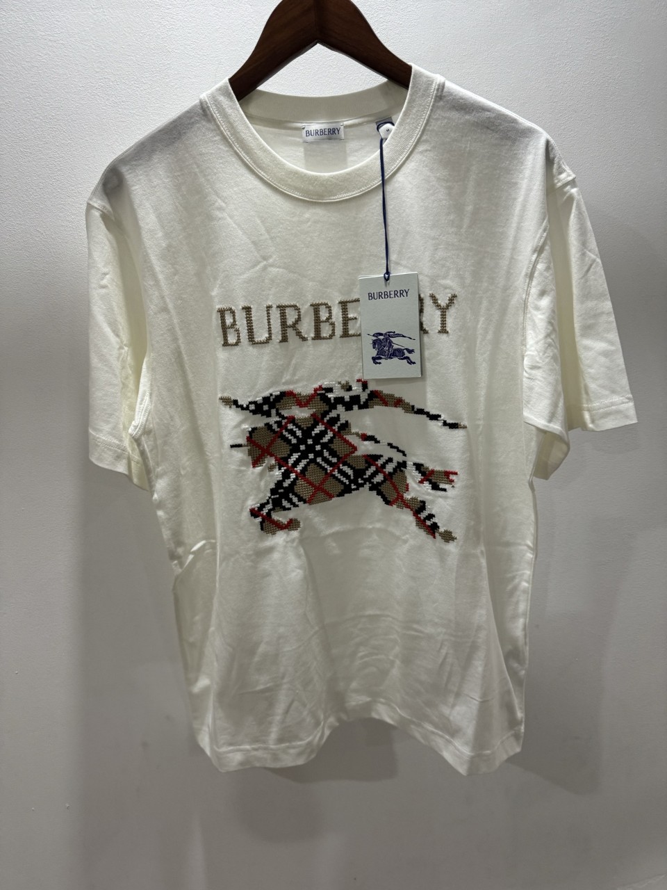 버버리 EKD 자수 티셔츠 8109021 XS S M L XL XXL #vvip공장