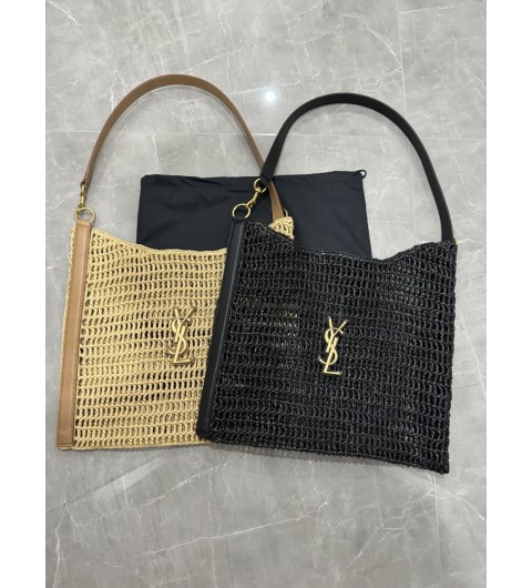 생로랑 SAINT LAURENT 옥살리스 크로셰 라피아 숄더백 37x40x3cm #vvip공장
