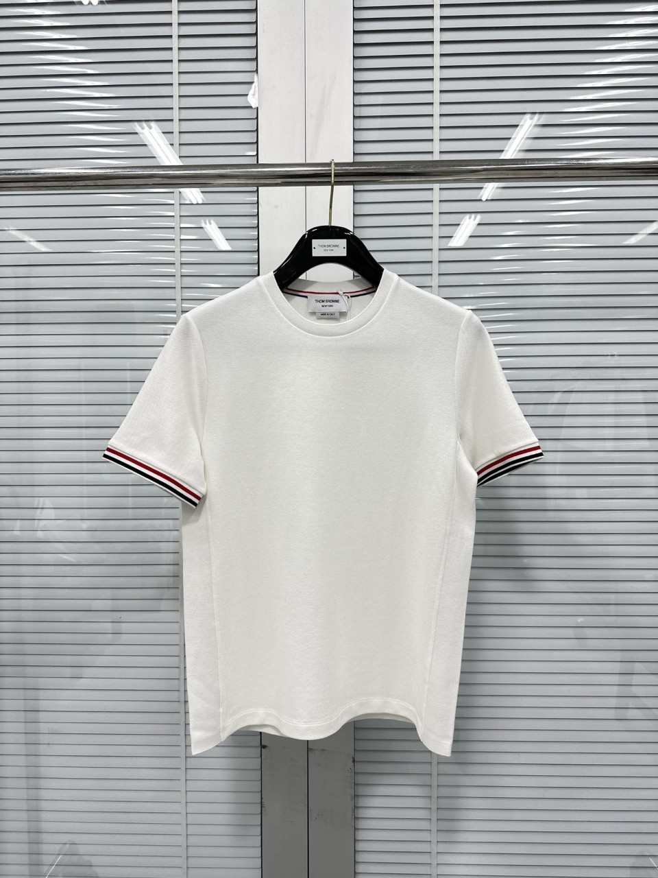 24SS 톰브라운 긴팔 티셔츠 MJS247AJ0129 100 WHITE 1 2 3 4 5