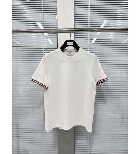 24SS 톰브라운 긴팔 티셔츠 MJS247AJ0129 100 WHITE 1 2 3 4 5