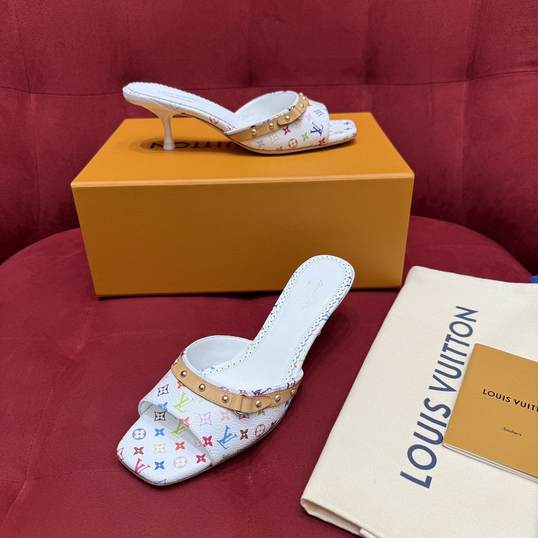 루이비통 LV x TM 6AM 뮬 1AGWTI 35~40 굽 5cm #폭스샵