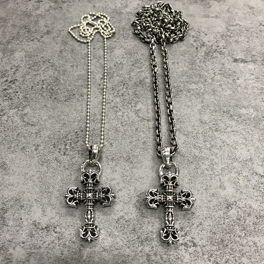 크롬하츠 Chrome Hearts 925실버 펜던트 레터링 목걸이
