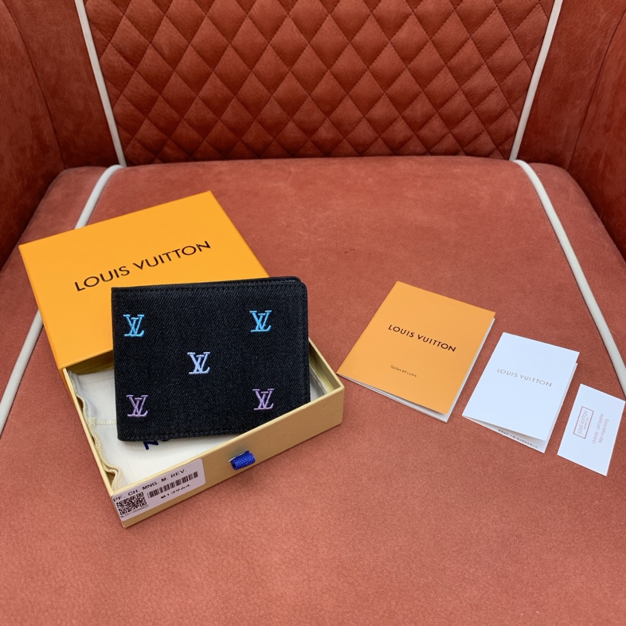 루이비통 멀티플 월릿 LV 블라손 데님 남성 반지갑 M13964 11.5x9x1.5cm #모나샵
