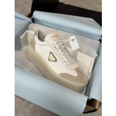 프라다 PRADA 다운타운 플랫폼 스니커즈 1E928NF050Y5T FOHENWHITE 35~40