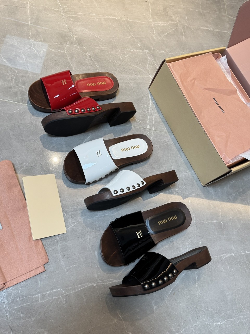 미우미우 WOMEN 샌들 슬리퍼 5Z425EFA030069 6392729 35~40 굽 3.5cm