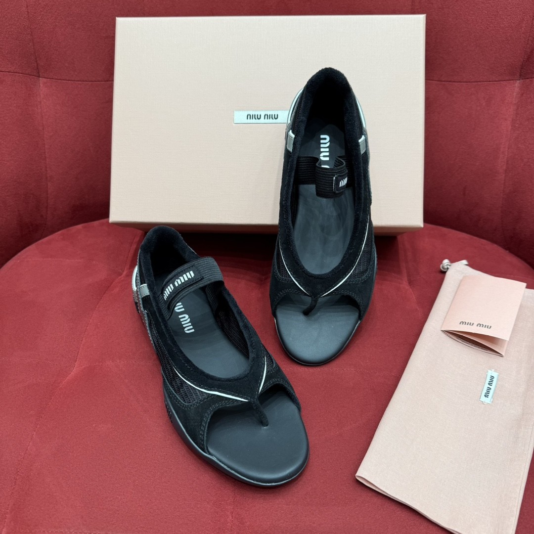 미우미우 miumiu 여성 발레리나 플랫슈즈 5Y426E 71L F0A13 F A005 35~40 #폭스샵