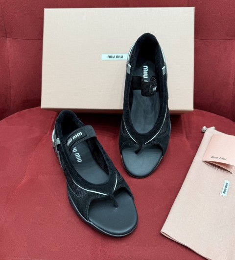 미우미우 miumiu 여성 발레리나 플랫슈즈 5Y426E 71L F0A13 F A005 35~40 #폭스샵